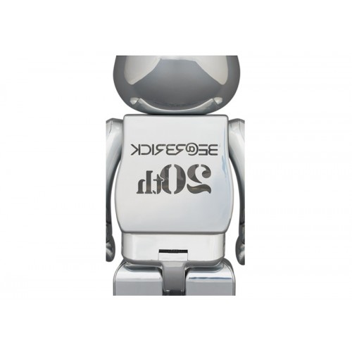 Фигурка оригинальная Bearbrick 20th Anniversary 400% Chrome Ver. - 28см. Фигурка оригинальная Bearbrick 20th Anniversary 400% Chrome Ver. - 28см.