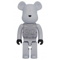 Большая фигурка (70см) Bearbrick 2G Exclusive 10 White Chrome