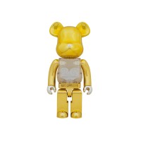 Большая фигурка (70см) Bearbrick 2G Reverse 1000% Gold Light Up