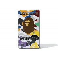 Bearbrick A Bathing Ape 28th Anniversary Camo #1 100% Red/Green