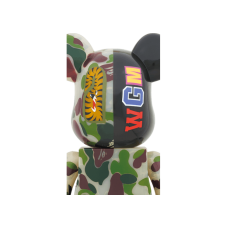 Bearbrick x BAPE ABC Camo Shark 1000% Clear Green