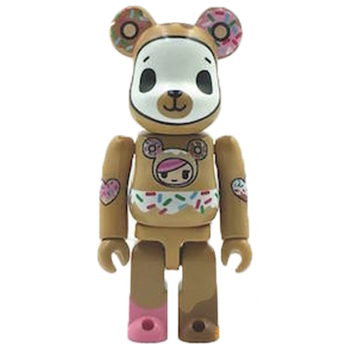 Оригинальная фигурка Bearbrick ActionCity x Tokidoki Biscotti 400% Multi - 28см