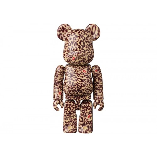 Оригинальный набор фигурок Bearbrick Amplifier 100% & 400% Set Leopard Print - 7см и 28см