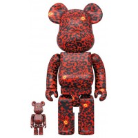Набор фигурок (7см и 28см) Bearbrick Amplifier Red 100% & 400% Set