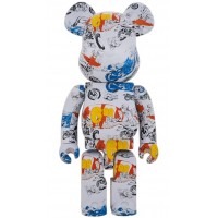 Большая фигурка (70см) Bearbrick Andy Warhol (The Last Supper) 1000%