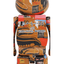 Bearbrick Andy Warhol x JEAN-MICHEL BASQUIAT #2 1000%
