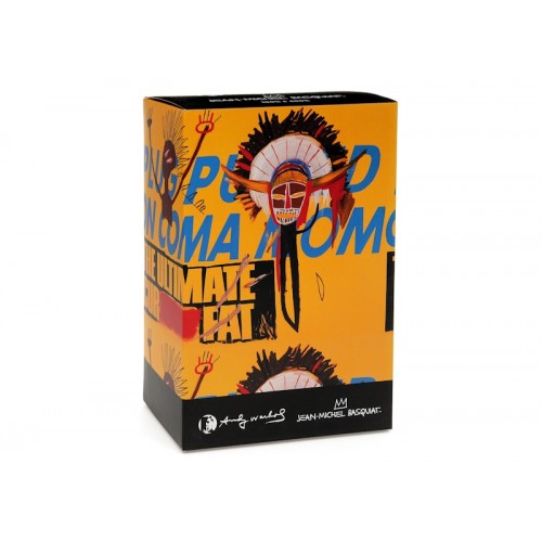 Оригинальный набор фигурок Bearbrick Andy Warhol x Jean-Michel Basquiat #3 100% & 400% Set - 7см и 28см