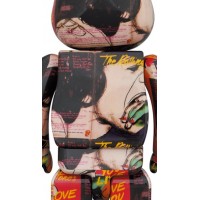 Bearbrick Andy Warhol x The Rolling Stones (Love You Live) 100% & 400% Set