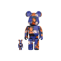Набор фигурок (7см и 28см) Bearbrick Andy Warhols Muhammad Ali 100% & 400% Set