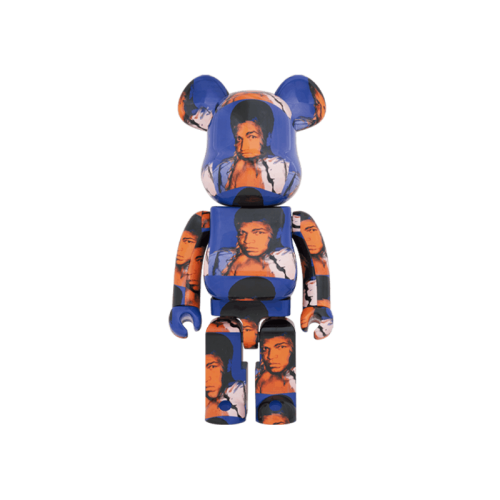 Оригинальная большая фигурка Bearbrick Andy Warhols Muhammad Ali 1000% - 70см