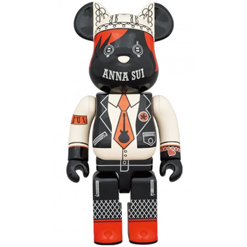 Оригинальная большая фигурка Bearbrick ANNA SUI 1000% Red/Beige - 70см