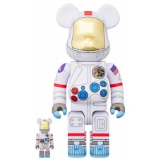 Bearbrick Apollo17 Astronaut 100% & 400% Set
