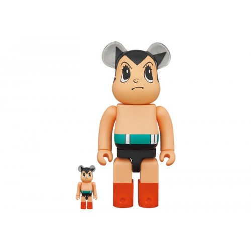 Оригинальный набор фигурок Bearbrick Astro Boy Brave Ver. 100% & 400% Set - 7см и 28см