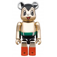 Bearbrick Astro Boy Chrome Ver. 100% & 400% Set