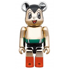 Bearbrick Astro Boy Chrome Ver. 100% & 400% Set