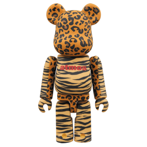 Оригинальный набор фигурок Bearbrick Atmos Animal 100% & 400% Set Orange - 7см и 28см