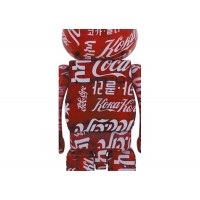 Bearbrick atmos x Coca-Cola 1000% Clear Red