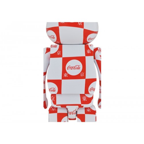 Оригинальная большая фигурка Bearbrick atmos x Coca-Cola Tokyo 1000% - 70см