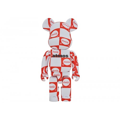 Оригинальная большая фигурка Bearbrick atmos x Coca-Cola Tokyo 1000% - 70см