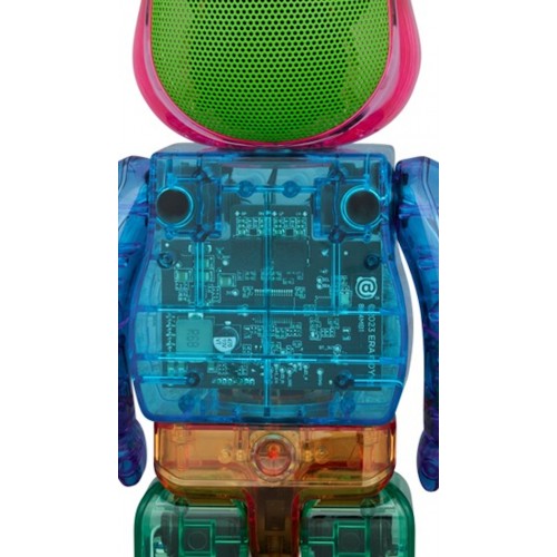 Оригинальная фигурка Bearbrick Audio Color Block Portable Bluetooth Speaker 400% - 28см