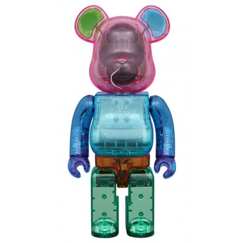Оригинальная фигурка Bearbrick Audio Color Block Portable Bluetooth Speaker 400% - 28см