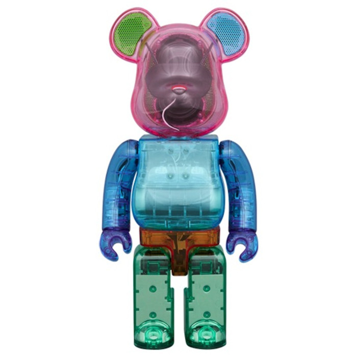 Фигурка оригинальная' Bearbrick Audio Color Block Portable Bluetooth Speaker 400% - 28см.