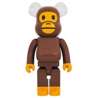 Большая фигурка (70см) Bearbrick Baby Milo 1000% Ear Clear Ver.