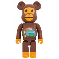 Bearbrick Baby Milo and Banana 1000%