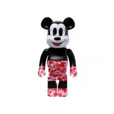 Большая фигурка (70см) Bearbrick BAPE Mickey Mouse 1000% Black/Red Camo