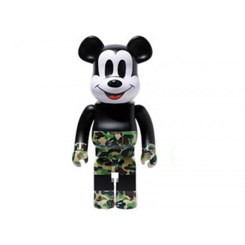 Оригинальная большая фигурка Bearbrick BAPE Mickey Mouse 1000% Multi - 70см