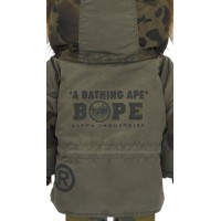 Bearbrick Bape (R) x Alpha Camo Shark 2023 1000%