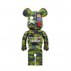 Bearbrick BAPE x Mastermind 1000% Green Camo