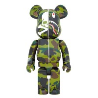 Bearbrick BAPE x Mastermind 1000% Green Camo