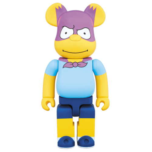 Оригинальная фигурка Bearbrick The Simpsons Bartman 400% Yellow - 28см