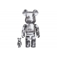 Набор фигурок (7см и 28см) Bearbrick Bates Mansion 100% & 400% Set