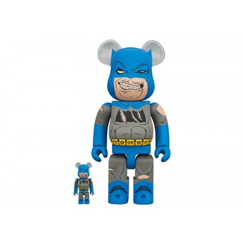 Оригинальный набор фигурок Bearbrick Batman TDKR: The Dark Knight Triumphant 100% & 400% Set - 7см и 28см