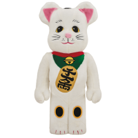 Большая фигурка (70см) Bearbrick Beckoning Cat Costume 1000% White