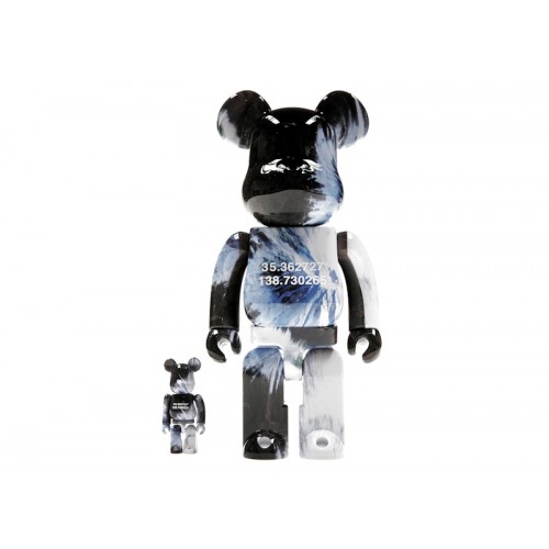 Оригинальный набор фигурок Bearbrick Benjamin Grant Overview Fuji 100% & 400% Set - 7см и 28см