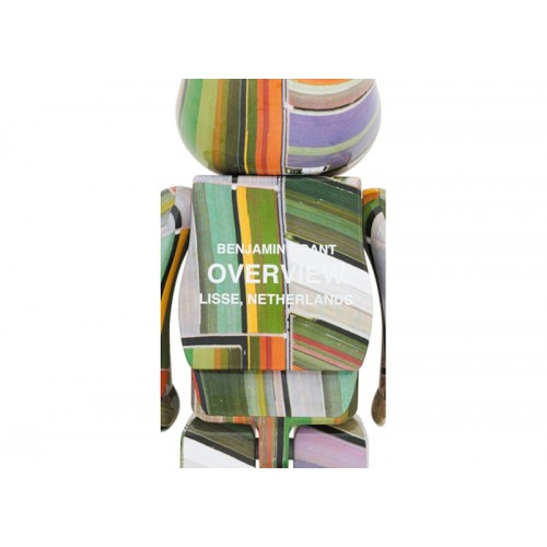 Оригинальная большая фигурка Bearbrick Benjamin Grant (Overview) Lisse 1000% - 70см