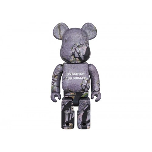 Оригинальный набор фигурок Bearbrick Benjamin Grant Overview Tokyo 100% & 400% Set - 7см и 28см
