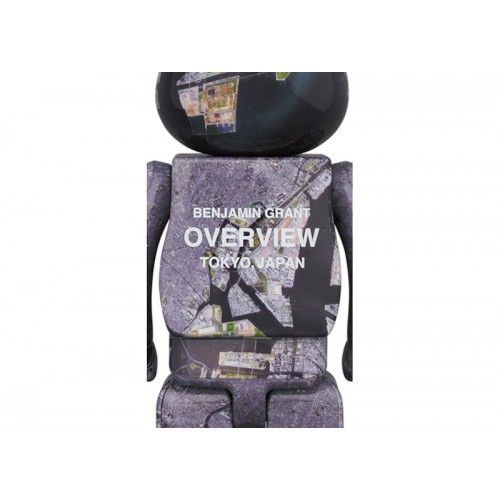 Оригинальный набор фигурок Bearbrick Benjamin Grant Overview Tokyo 100% & 400% Set - 7см и 28см