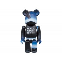 Bearbrick Black Knight Satellite 100% & 400% Set Blue