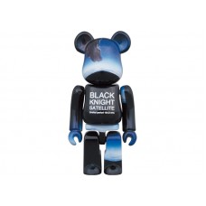 Bearbrick Black Knight Satellite 100% & 400% Set Blue
