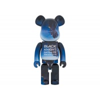 Bearbrick Black Knight Satellite 1000% Blue