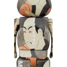 Bearbrick Boston Museum Toshusai Sharaku “Nakura Ippei from Ichikawa Mengakuzo” 100% & 400% Set