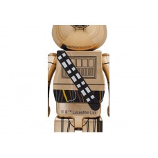 Bearbrick C-3PO (The Rise of Skywalker Ver.) 1000% Gold Chrome Ver.