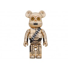 Большая фигурка (70см) Bearbrick C-3PO (The Rise of Skywalker Ver.) 1000% Gold Chrome Ver.