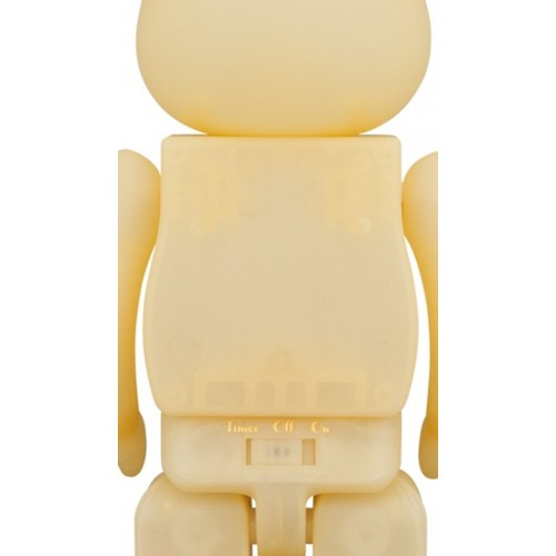 Оригинальная фигурка Bearbrick Candle 2023 (2G Exclusive) 400% Vanilla - 28см
