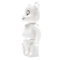Bearbrick Casper the Friendly Ghost 100% & 400% Set White