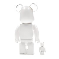 Bearbrick Casper the Friendly Ghost 100% & 400% Set White